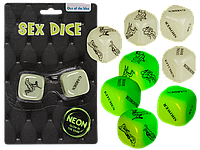 Кубики неонові Sex Dice Kamasutra Neon, 2 шт. Найти