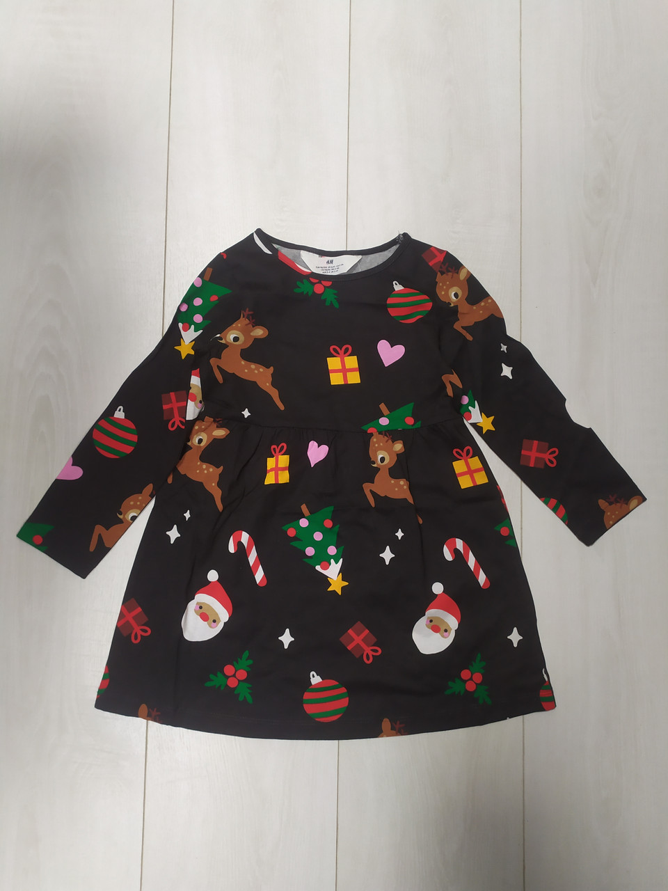 Сукня для дівчинки новорічна чорна H&M 98/104см