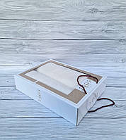 Полотенца в коробке 70x140 50x90 (2 предмета) хлопковые банное лицевое Sofia Soft Турция
