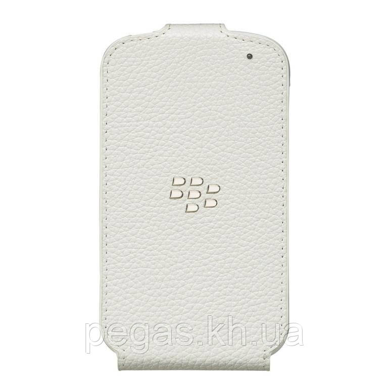 Шкіряний чохол для Blackberry Q10. Білий Ексклюзив!, фото 1