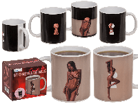 Чашка з термоефектом Stoneware Mug Stripper Girl Найти