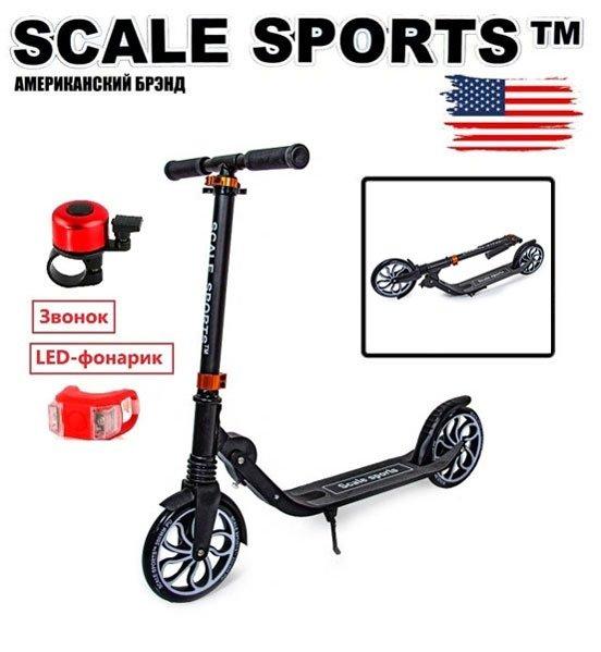Дитячий двоколісний самокат Scale Sports SS-17 Чорний