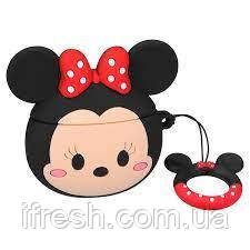 Чохол для AirPods Pro 2/1 - Міні Маус (Minnie Mouse) 3D, силіконовий, фото 1