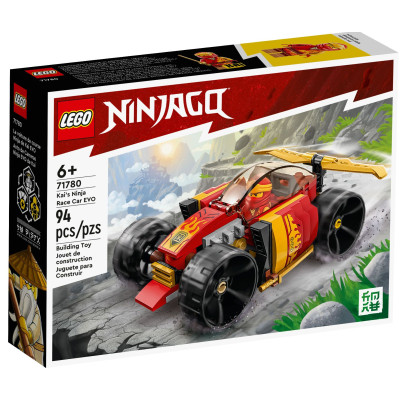 Конструктор LEGO Ninjago Перегоновий автомобіль ніндзя Кая EVO 94 деталі (71780)