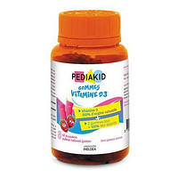 Витамин Д3 ведмежуйки Pediakid Gommes Vitamine D3 60 жевательных витаминок