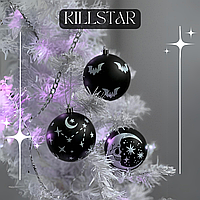 Акция! Новогодние Елочные игрушки Killstar Счастливая Ночь Подарок на праздники