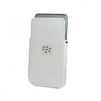 Кожаный чехол для Blackberry Z30.Белый! Эксклюзив!