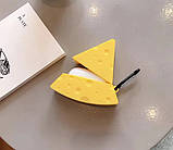 Чохол для AirPods Pro 2/1 series - Сир (Cheese) 3D, силіконовий, фото 3