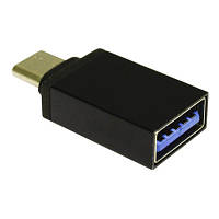 Переходник Lapara USB Type-C male to USB 3.0 Female (LA-MaleTypeC-FemaleUSB3.0 black) BS-03