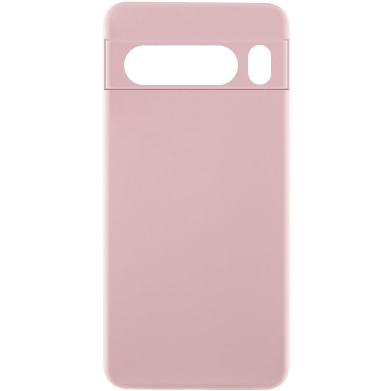 Чохол Silicone Cover Lakshmi Full Camera (AAA) для Google Pixel 9 Pro | Мікрофібра Рожевий / Pink Sand, фото 1