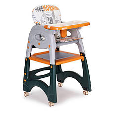 Стільчик,крісло для годування 2-в-1, дитяче сидіння для столу. Крісло для кормліня, фото 2
