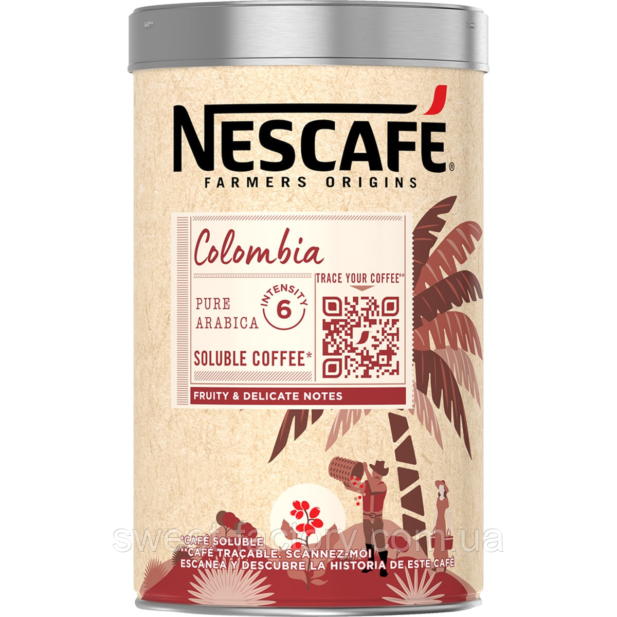 Розчинна Кава Nescafe Colombia Arabica Soluble Coffe 90g, фото 1