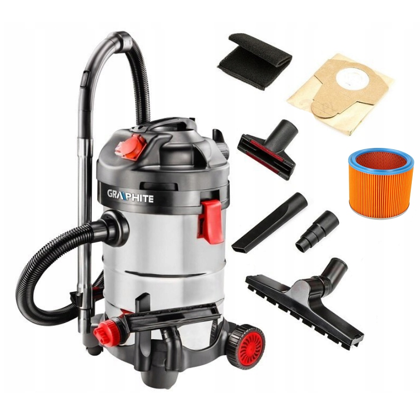 Строительный пылесос Graphite 59G607 (ID#2054188603), цена: 5709 ...