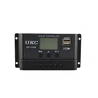 Контроллер заряда солнечной батареи UKC DP-530A 30A с USB  YU227