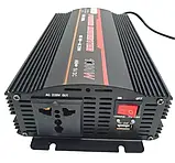 Перетворювач напруги AC/DC 12-220v 1800W UPS+CHARGE iC227, фото 4