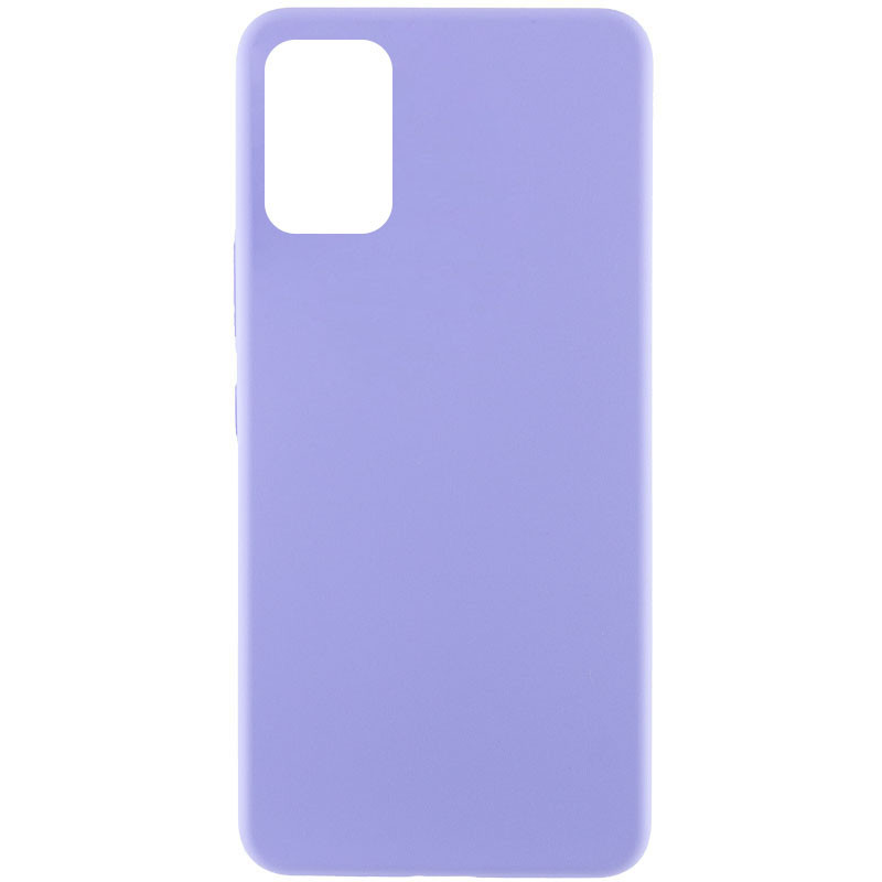 Чохол Silicone Cover Lakshmi (AAA) для Samsung Galaxy A51 5G | Підкладка з мікрофібри Бузковий / Dasheen