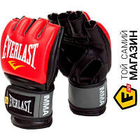 Рукавиці Everlast Боксерські рукавички ММА Pro Style Grappling Gloves р. XL 7778RLXL червоний