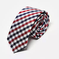 Ben sherman checked tie 119971986 мужская краватка в клетку оригинал новий галстук