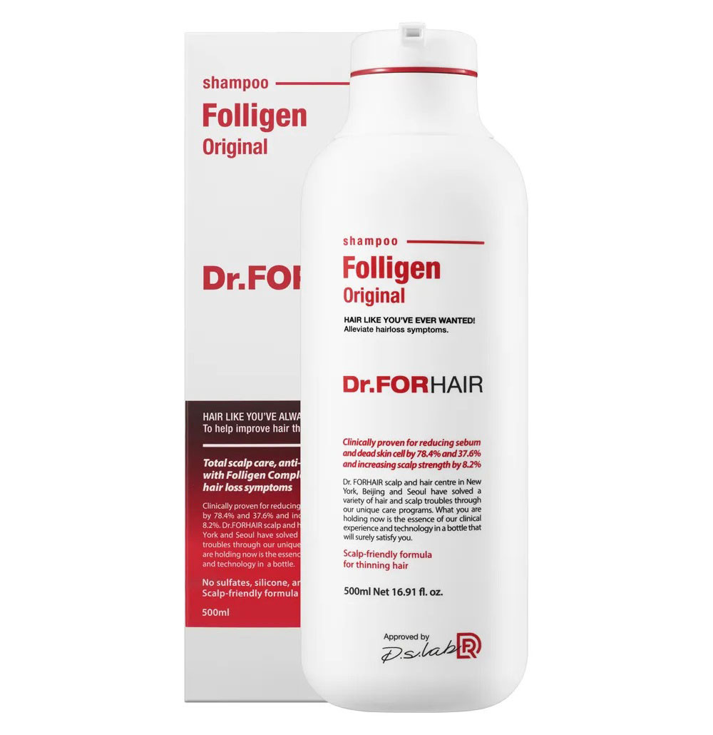 Зміцнювальний шампунь Dr.Forhair Folligen Shampoo 500 мл