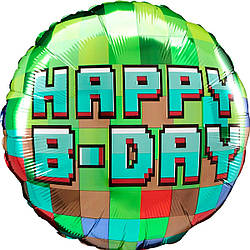 Кульки 45 см " Піксельна вечірка" Anagram