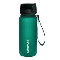 Бутылка для воды 650мл с дозатором, фляга для спорта UZSPACE, цвета BS-03