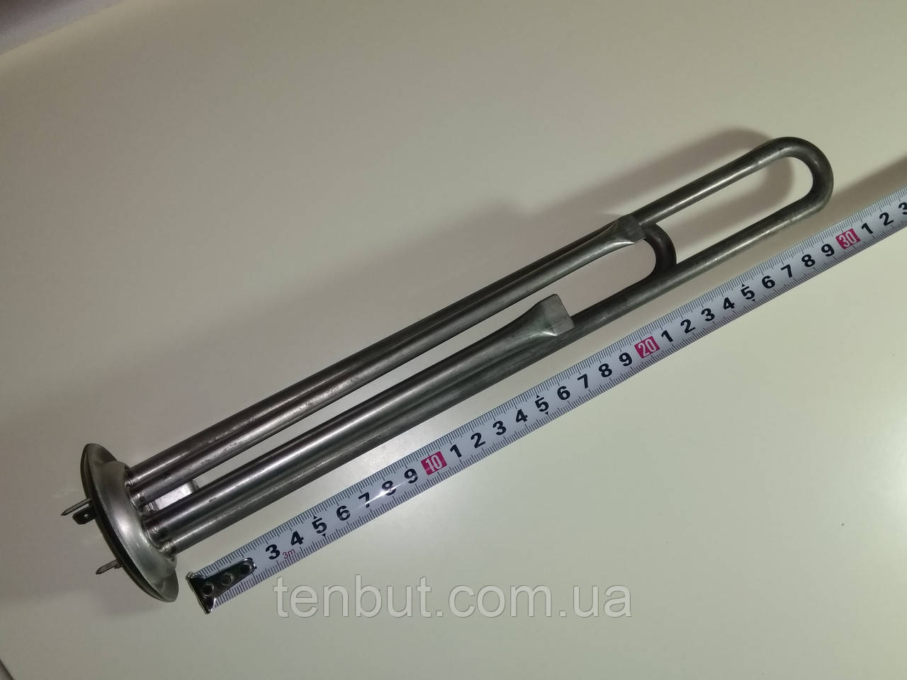 Тен нержавіючий 2,0 кВт. / 230 В. / L - 320 мм. подвійний для бойлера Thermex виробник KAWAI, фото 1