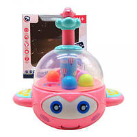 Дзиґа кульками "Літачок" (рожевий)