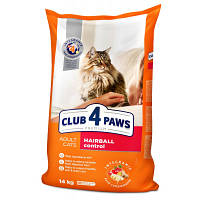 Сухой корм для кошек Club 4 Paws Премиум. С эффектом выведения шерсти 14 кг (4820083909337) BS-03