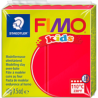 Полимерная глина Fimo Kids красная 42 грамма Staedtler, 80302