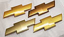 Емблема решітки радіатора Авео Т-250 хрест. Шильдики шевроле, фото 3