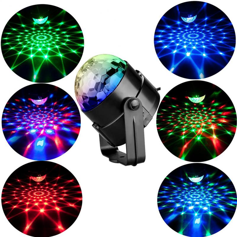 Світлодіодна диско куля з пультом управління Led Party Light  (4 шт), фото 1