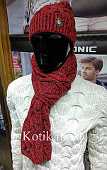 Комплект Шапка - Шарф Pulltonic Червоний