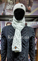 Комплект Шапка - Шарф Pulltonic Слонова кістка