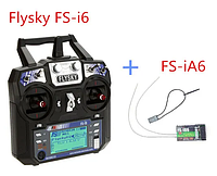 Радиоаппаратура пульт Flysky FS I6 + приемник FS-IA6A для кораблика / дрона