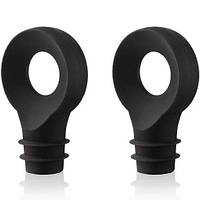 Пробка на хранения бутылки вина Vacu Vin Bottle Stopper, Black, 2 шт. (08874606)