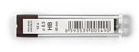 Стержни графитовые HB для механического карандаша 0,5 мм 12 штук Koh-i-noor 4152/HB, 01291