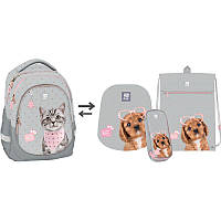 Рюкзак с наполнением пенал сумка для обуви Kite Studio Pets SET_SP22-700M2p, 61920