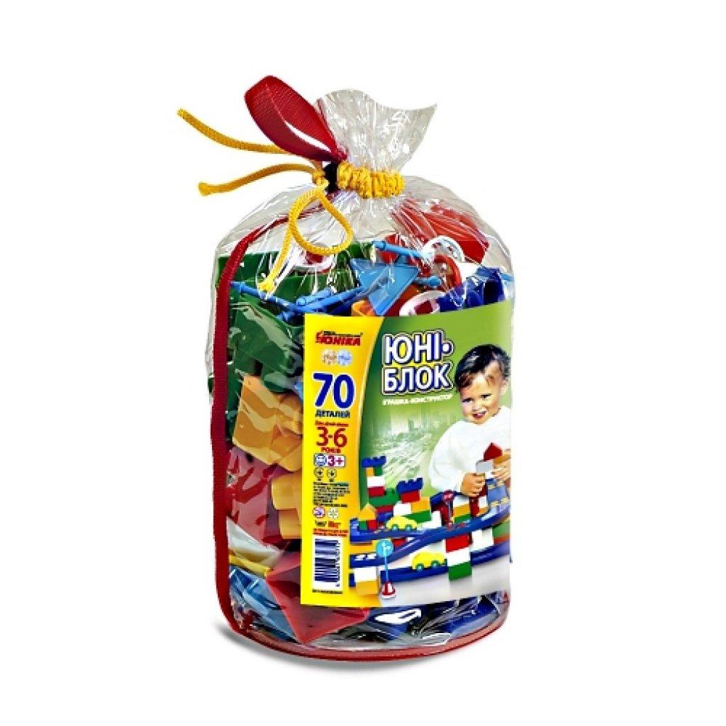 Конструктор Юніка "Автотрек" 70 деталі