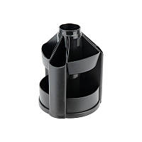 Подставка-органайзер пластиковая черная 10 отделений 125х155 мм Axent Delta D3004-01, 32809