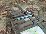 Підсумок під картки Оліва ППК-1 тактичний Хакі Зелений ЗСУ чохол, планшет армійський, похідний, військовий, фото 6
