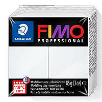 Полимерная глина Fimo Professional белая 85 грам Staedtler, 80040