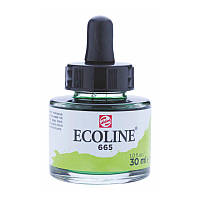 Краска акварельная жидкая Ecoline (665) ярко-зеленая 30 мл Royal Talens, 11256651