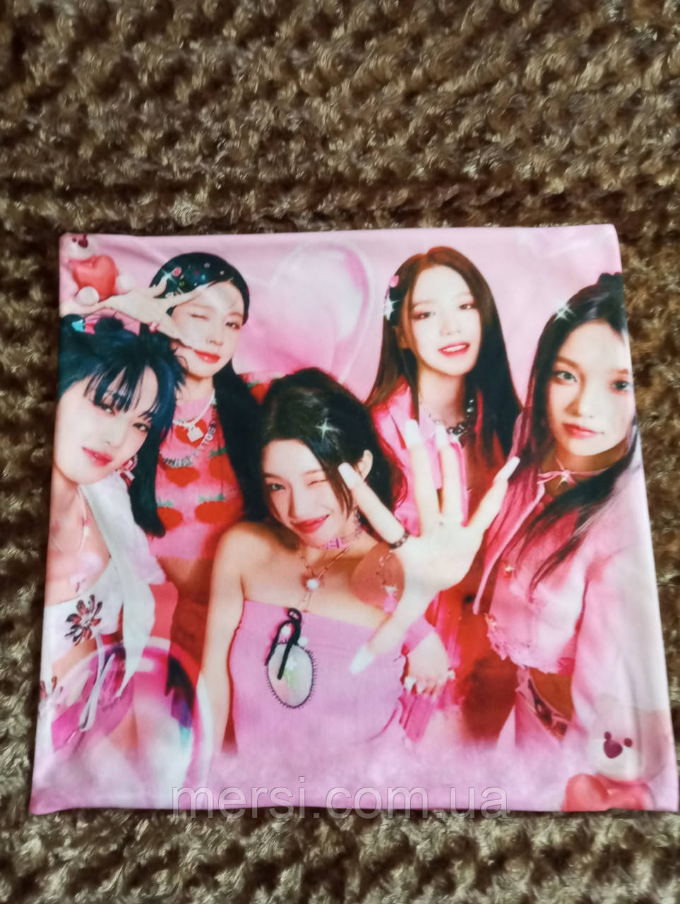 Наволочка для подушки с фото K-POP (G)I-DLE №1 44см*44см двостороння