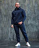 Теплий спортивний костюм для чоловіків на зиму колір графіт чоловічі спортивні зимові костюми на флісі утеплені, фото 9