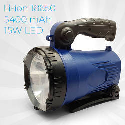 Потужний пошуковий ліхтар повербанк Westinghouse WF216 - LED+COB, 15W / Переносний ліхтар повербанк