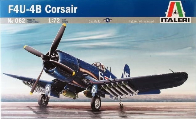 Пластикова модель 1/72 ITALERI 062 F4U-4B Corsair