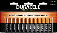 Батарейки аккумулятор Duracell Rechargeable Ni-MH AA/HR06 2500 mAh BL 12шт (Оригінал)