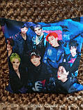 Наволочка для подушки с фото K-POP ATEEZ №2 44см*44см двостороння, фото 5