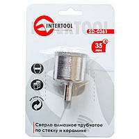 Сверло алмазное трубчатое Intertool 35мм SD-0361