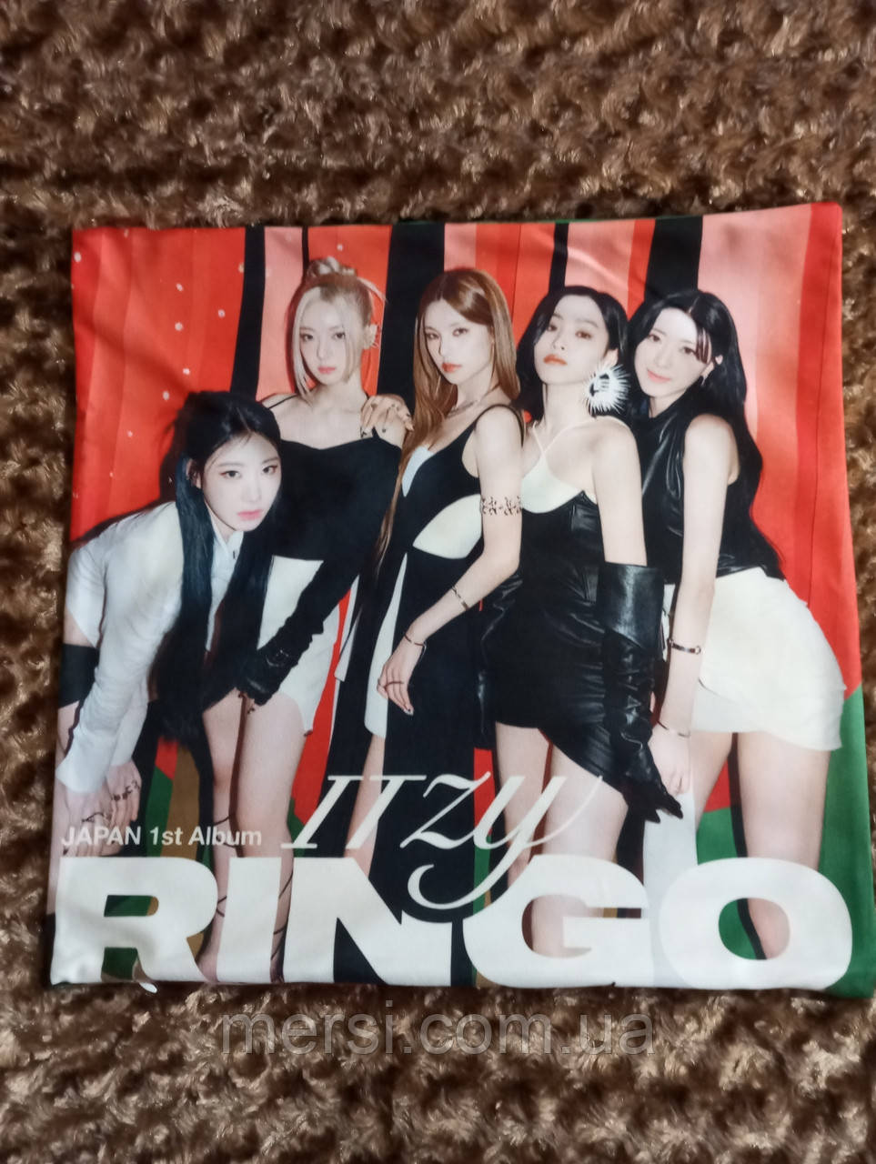 Наволочка для подушки с фото K-POP ITZY №1 44см*44см двостороння